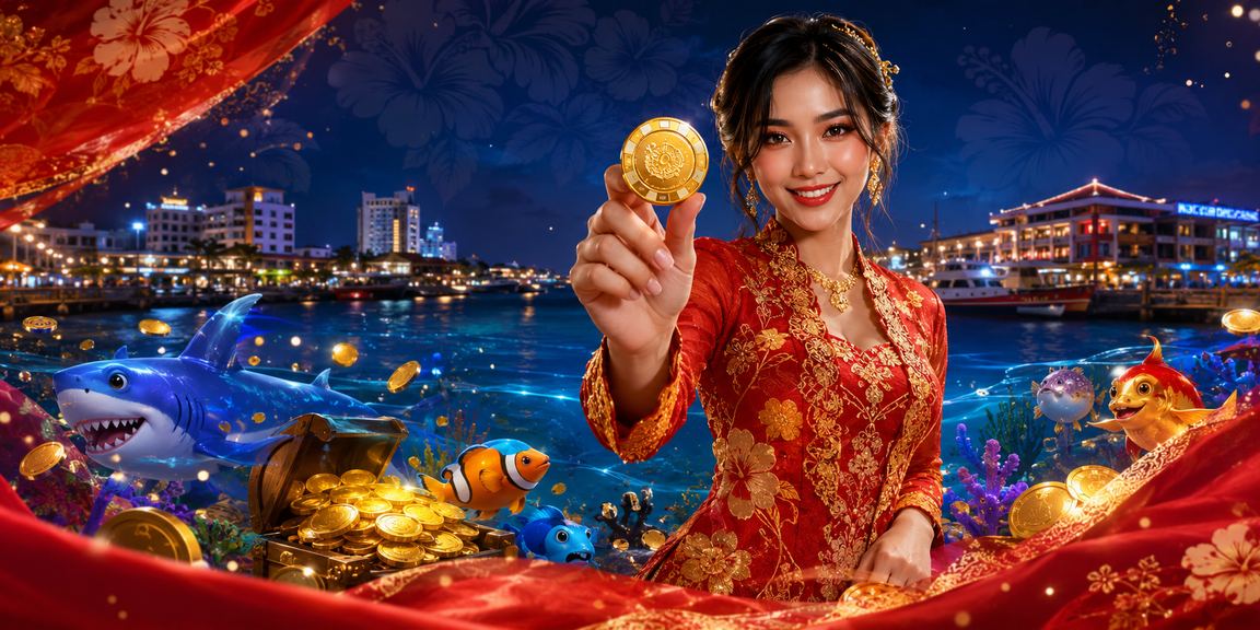 Permainan menembak ikan gaya Malaysia dengan antara muka mudah alih tempatan